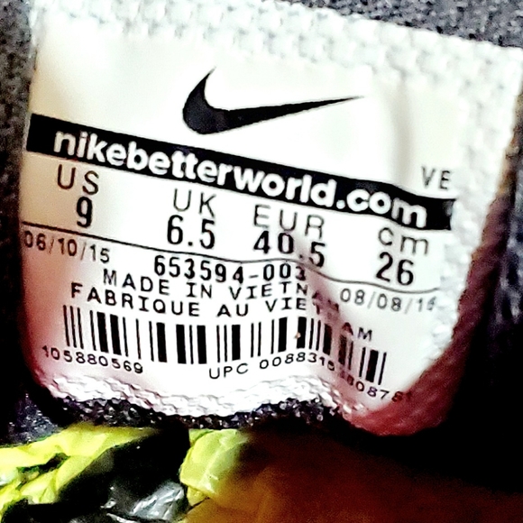 NIKE DUAL FUSION RUN 3 RUNNING TRAINER SHOES. WOMENS Sz:9 LIKE NEW! - Picture 9 of 13